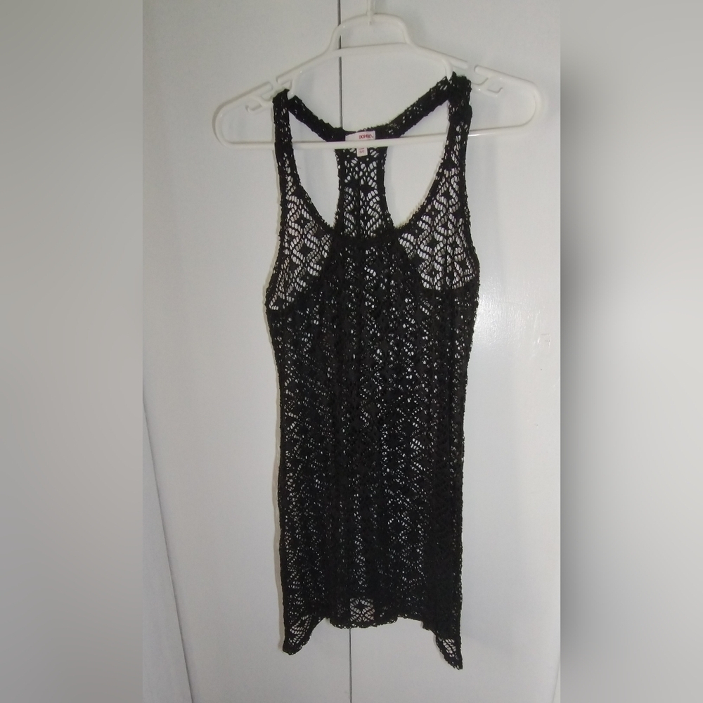 Cover up Black mesh, black color Size (S)